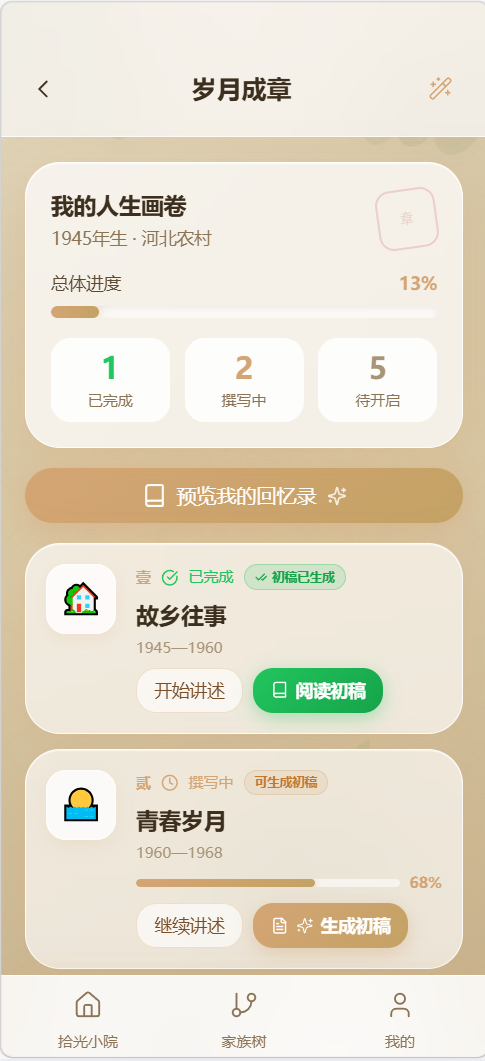 根脉相连 家族树